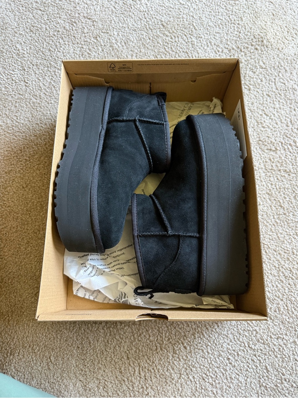 Ugg classic mini platform